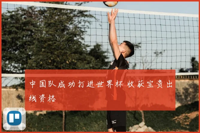 中国队成功打进世界杯 收获宝贵出线资格